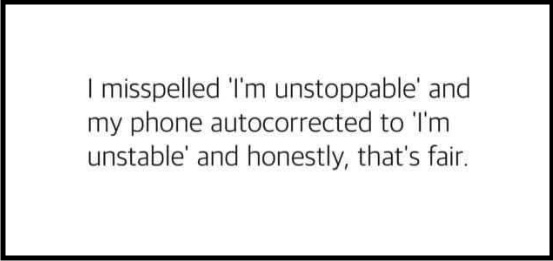 I'm unstable meme